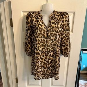 Everly Woman's Cheetah Blouse